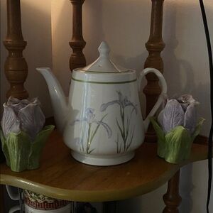 Shadow Iris Corelle Ceramic Teapot